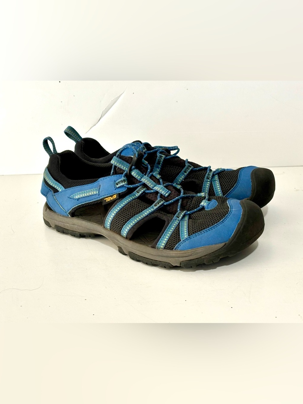 TEVA Black Blue MANATEE Waterproof Water Shoe Sandal Sneaker Athletic Size 7